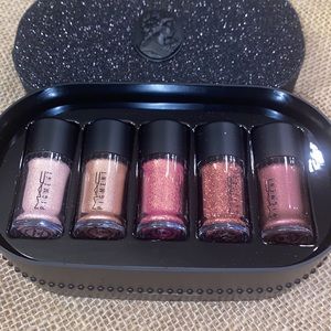 4 mini pigments & 1 Glitter